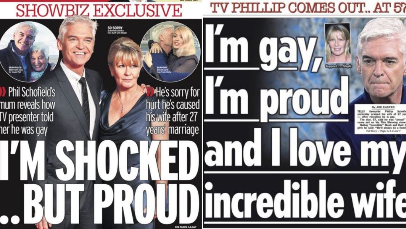Phillip Schofield Coming Out As Gay Leads Today S Papers Itv News