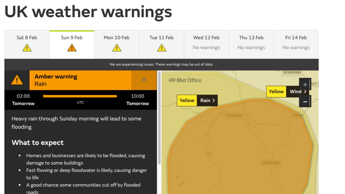 Multiple Weather Warnings - New One Issued Saturday Evening. Here's ...