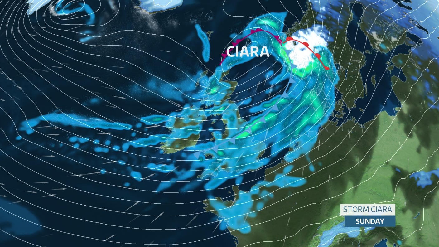 MondayThe latest on Storm Ciara and the Channel Islands ITV News Channel