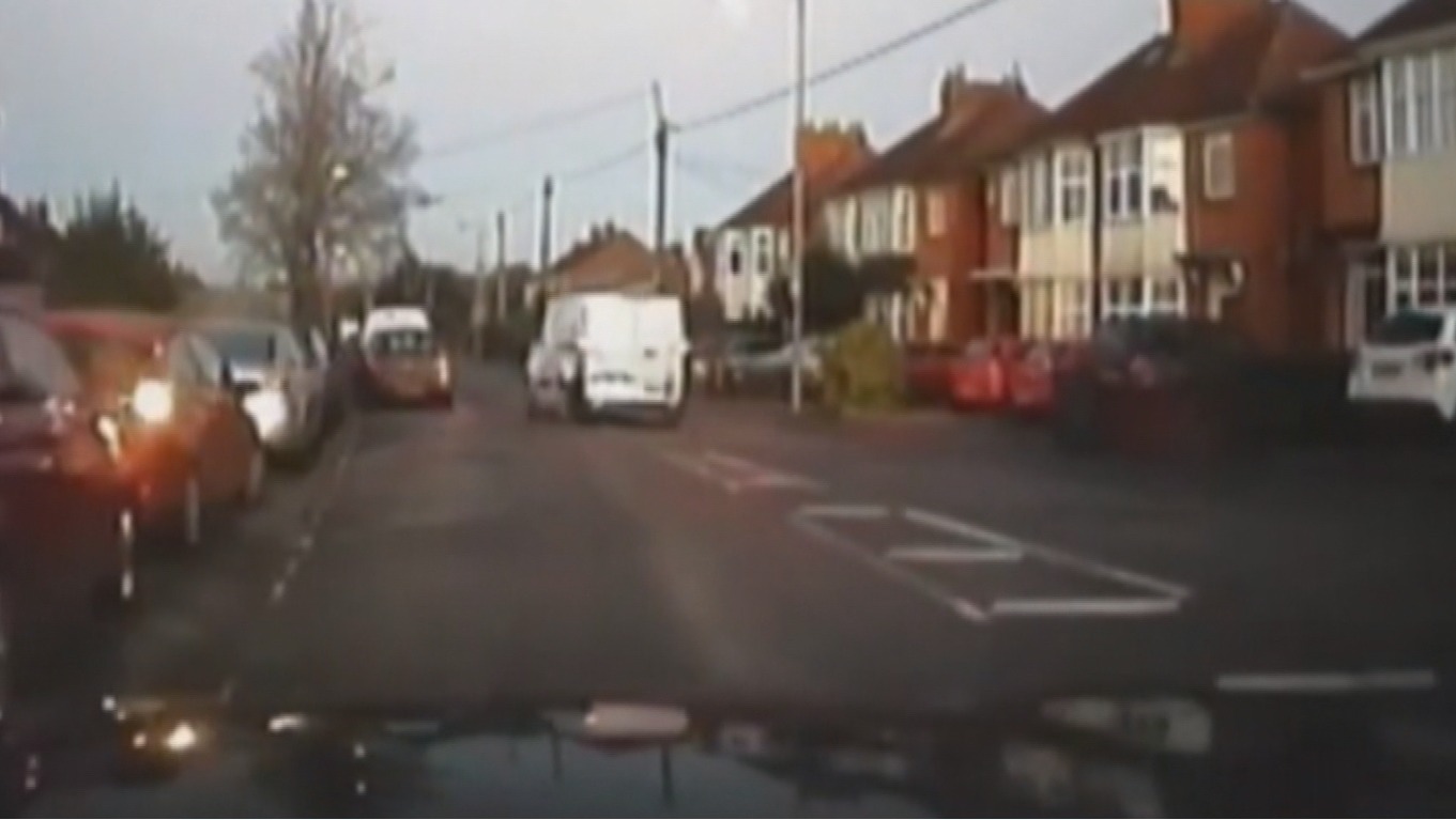 Drink driver who overtook police car on wrong side of roundabout is ...