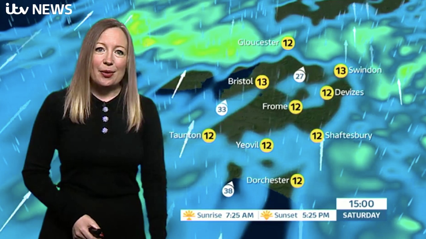 UK Weather forecast Storm Dennis is heading over the West, with heavy rain and strong winds