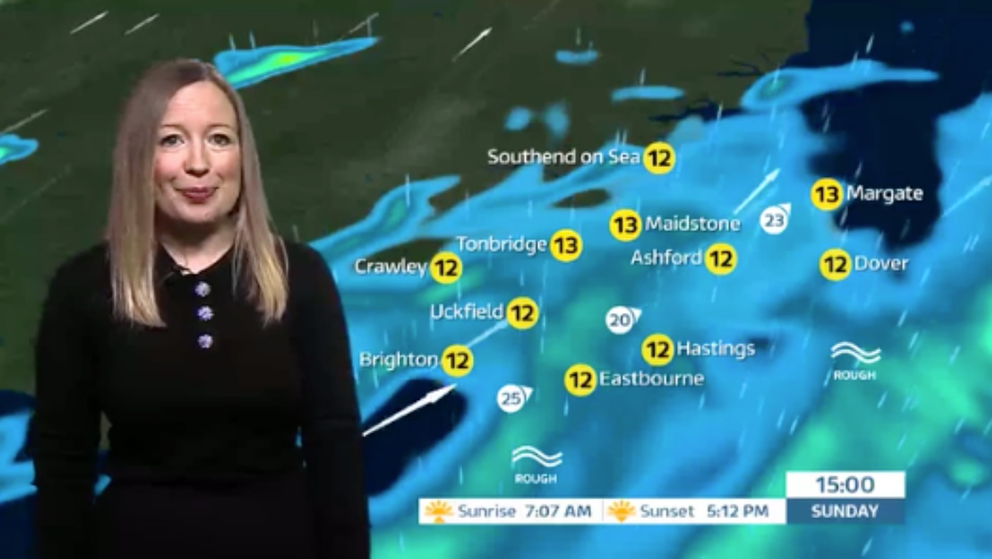 Sunday's weather for the east ITV News Meridian