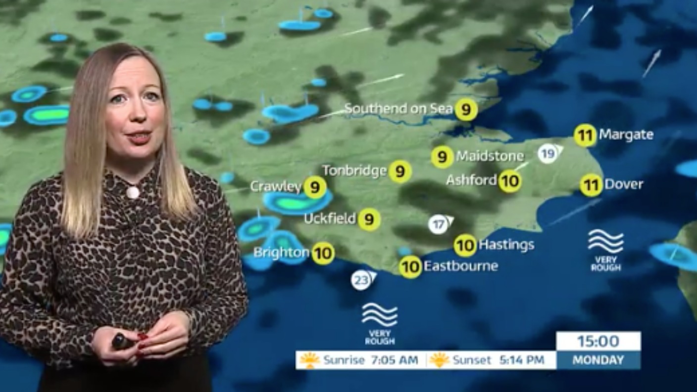 Monday S Weather For The East Itv News Meridian