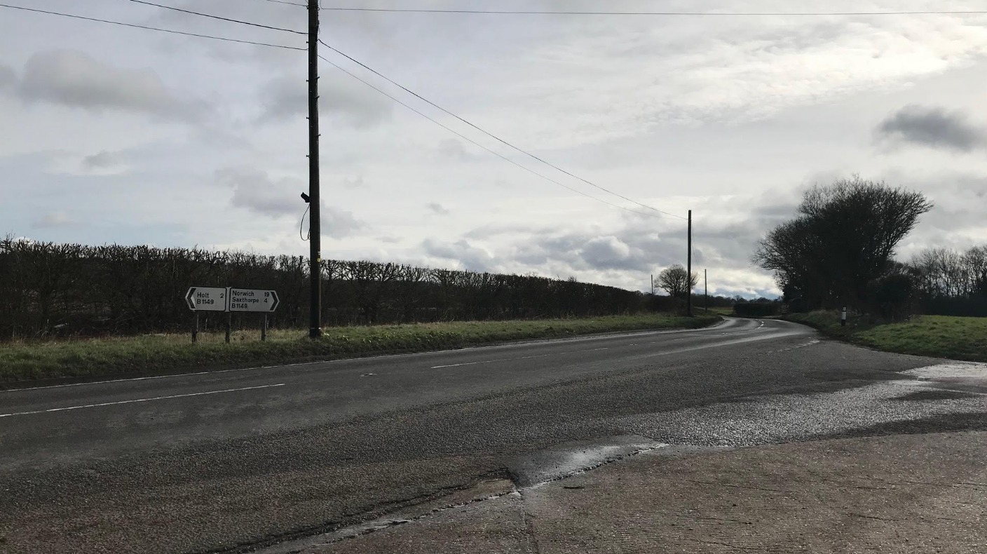 Motorcyclist dies in crash on north Norfolk road | ITV News Anglia