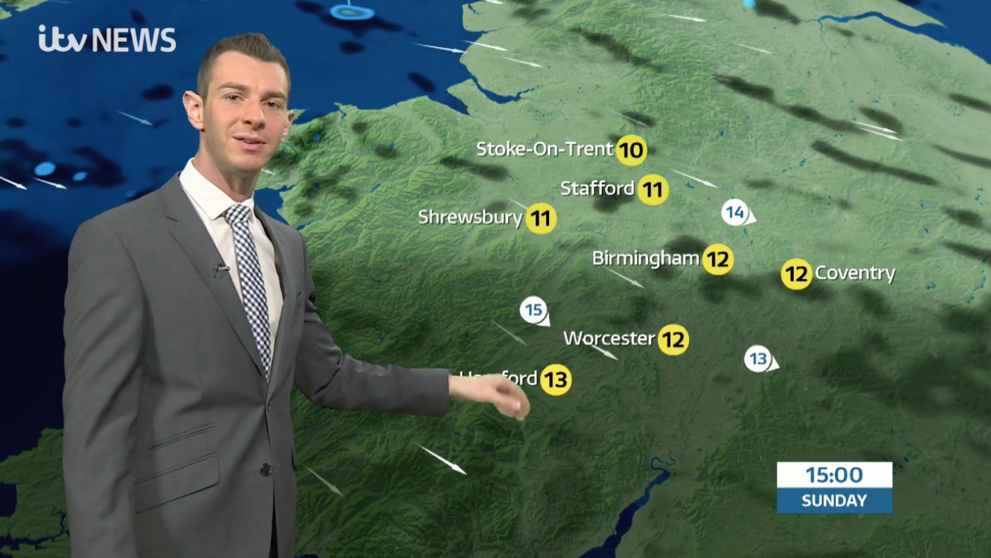 West Midlands Weather Wet at first, drier and brighter