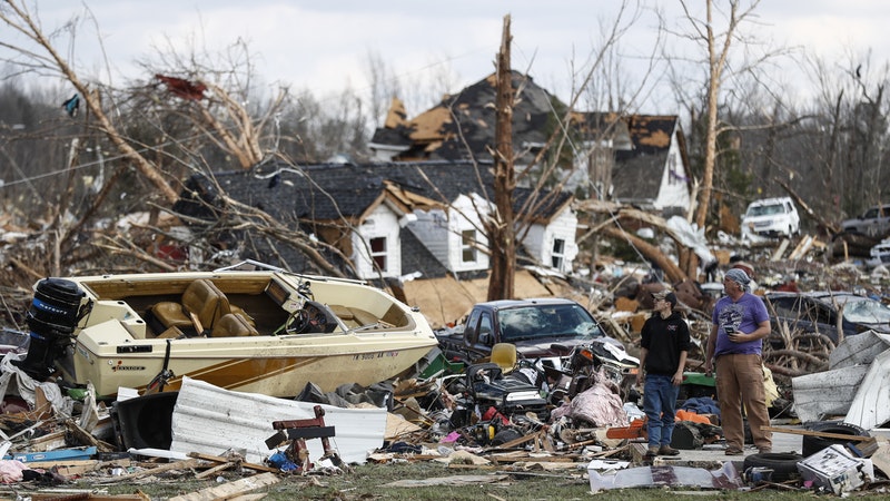 At least 24 dead after tornadoes strike Tennessee | ITV News