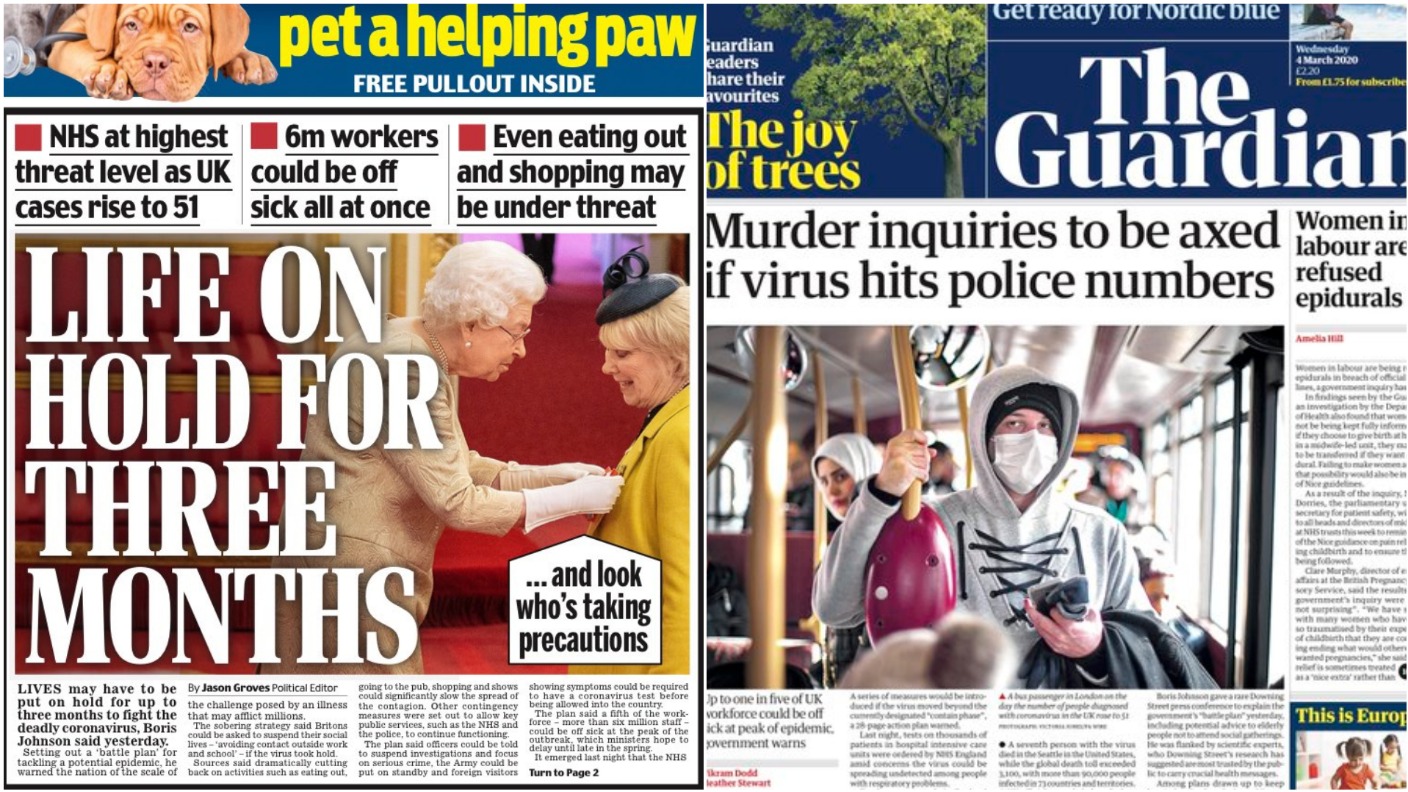 Papers React To Government S Coronavirus Battle Plan Itv News