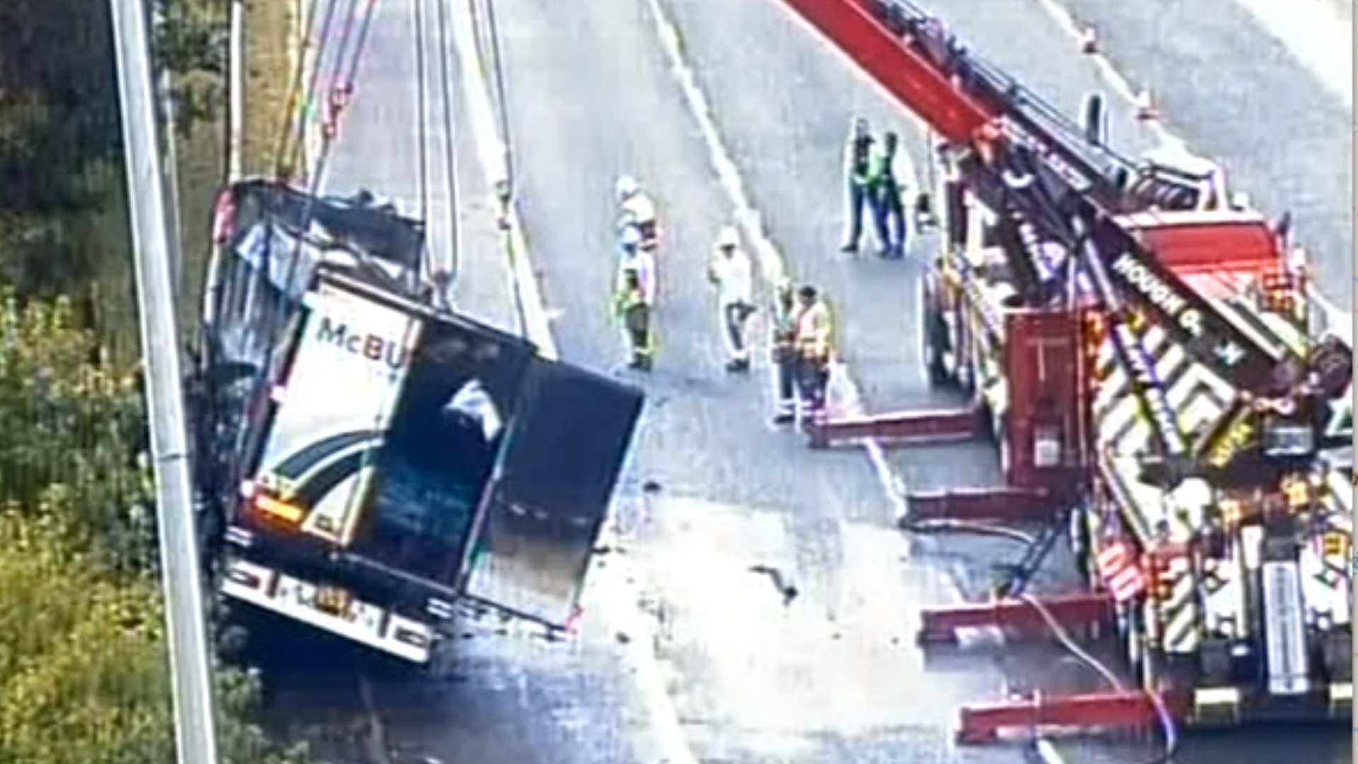 M6 between Preston and Ribbleton closed for a few hours after