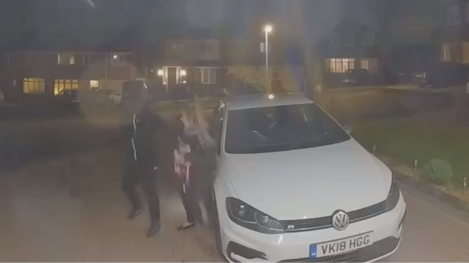 CCTV Captures Shocking Moment Knife Wielding Carjackers Target Woman On Driveway ITV News Central