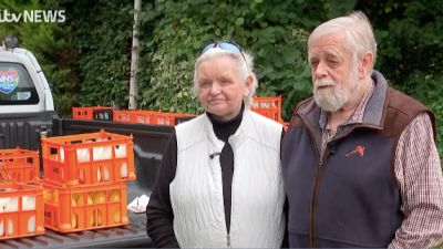 Milk couple Maureen and Derek Clancy