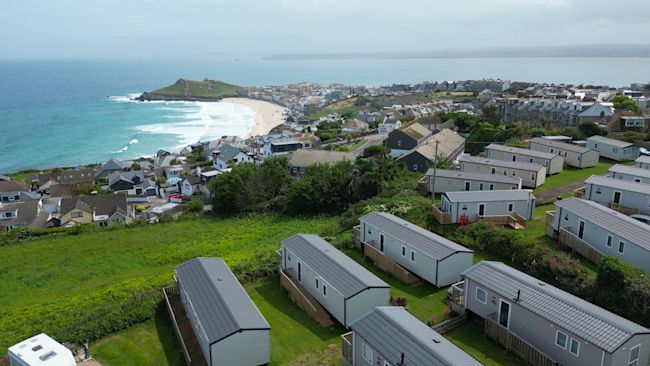 Ayr Holiday Parks overlooking Porthmeor Beach