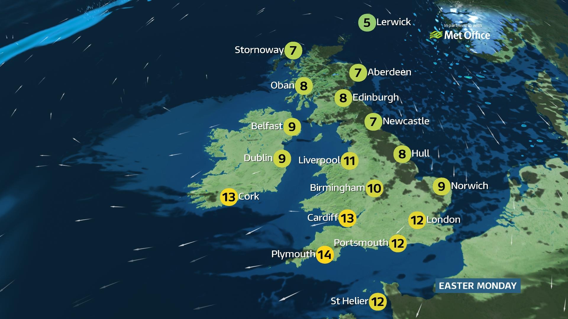 Temperatures set to drop on Easter Monday after warm weekend | ITV News