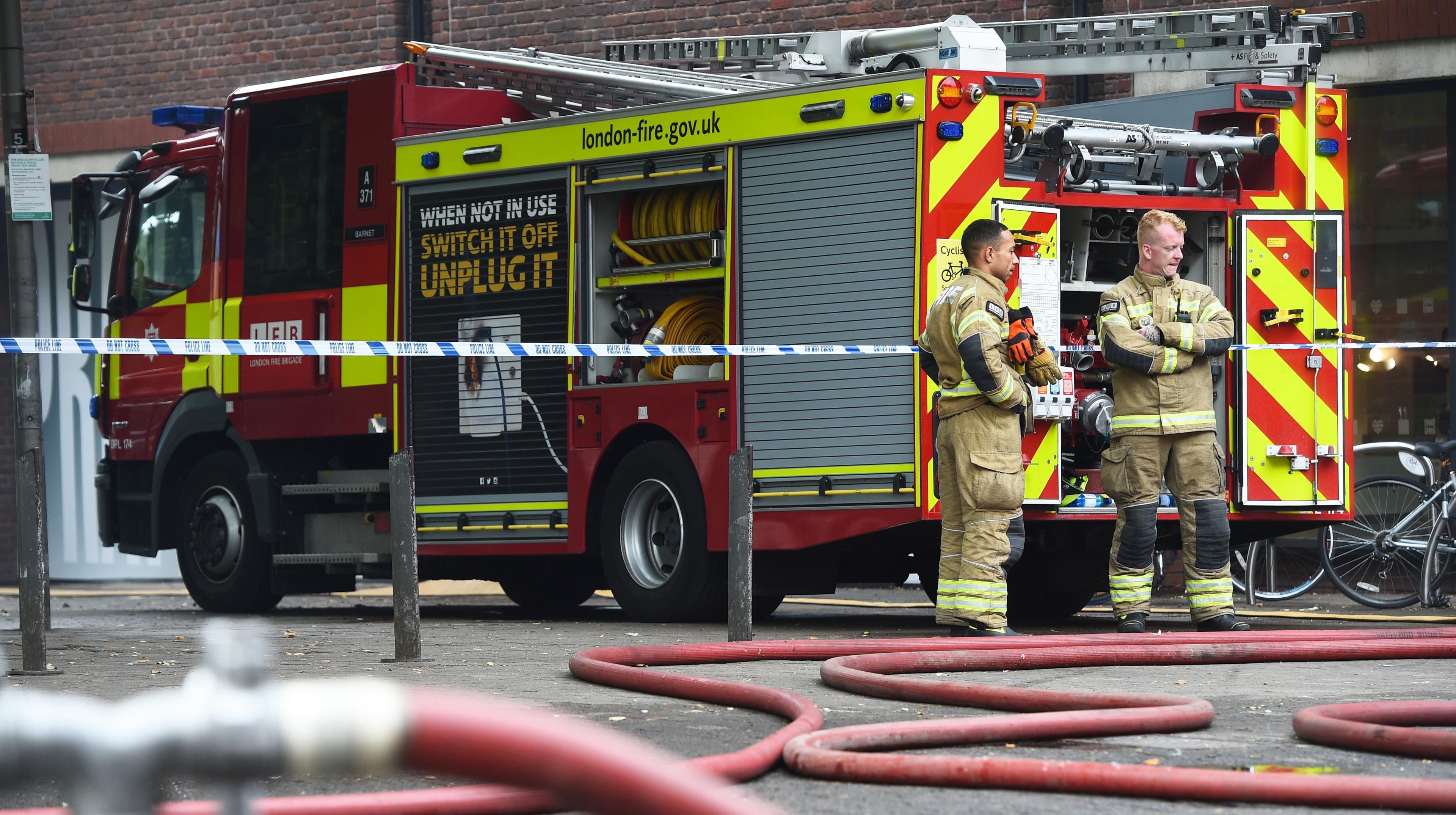 Nearly ten percent of London firefighters and control staff in