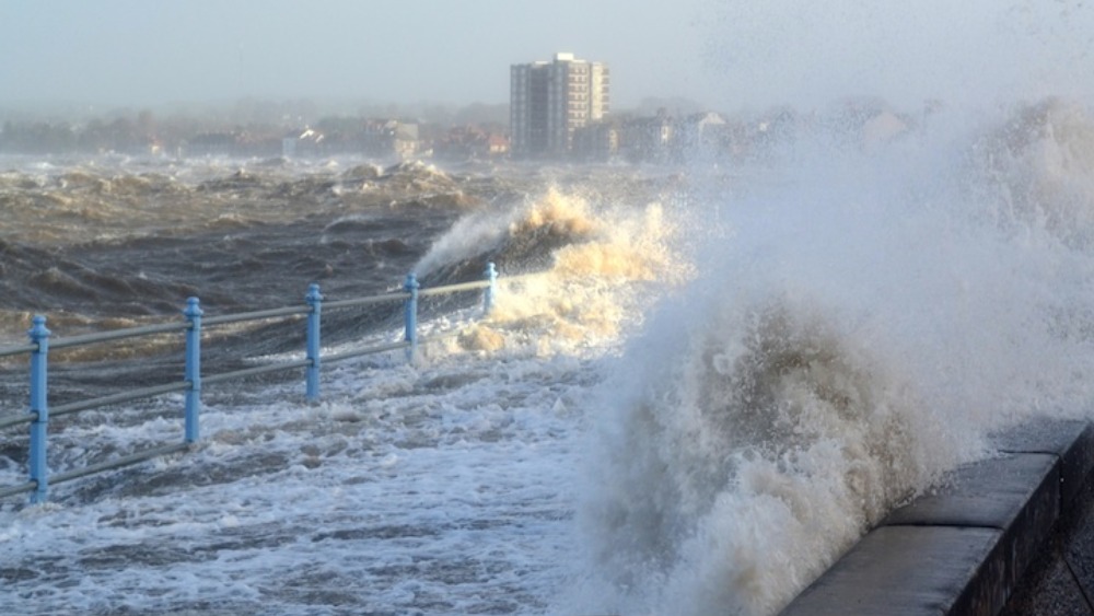 Spring tides contributed to Thursday's storm surge at coast ITV News Granada