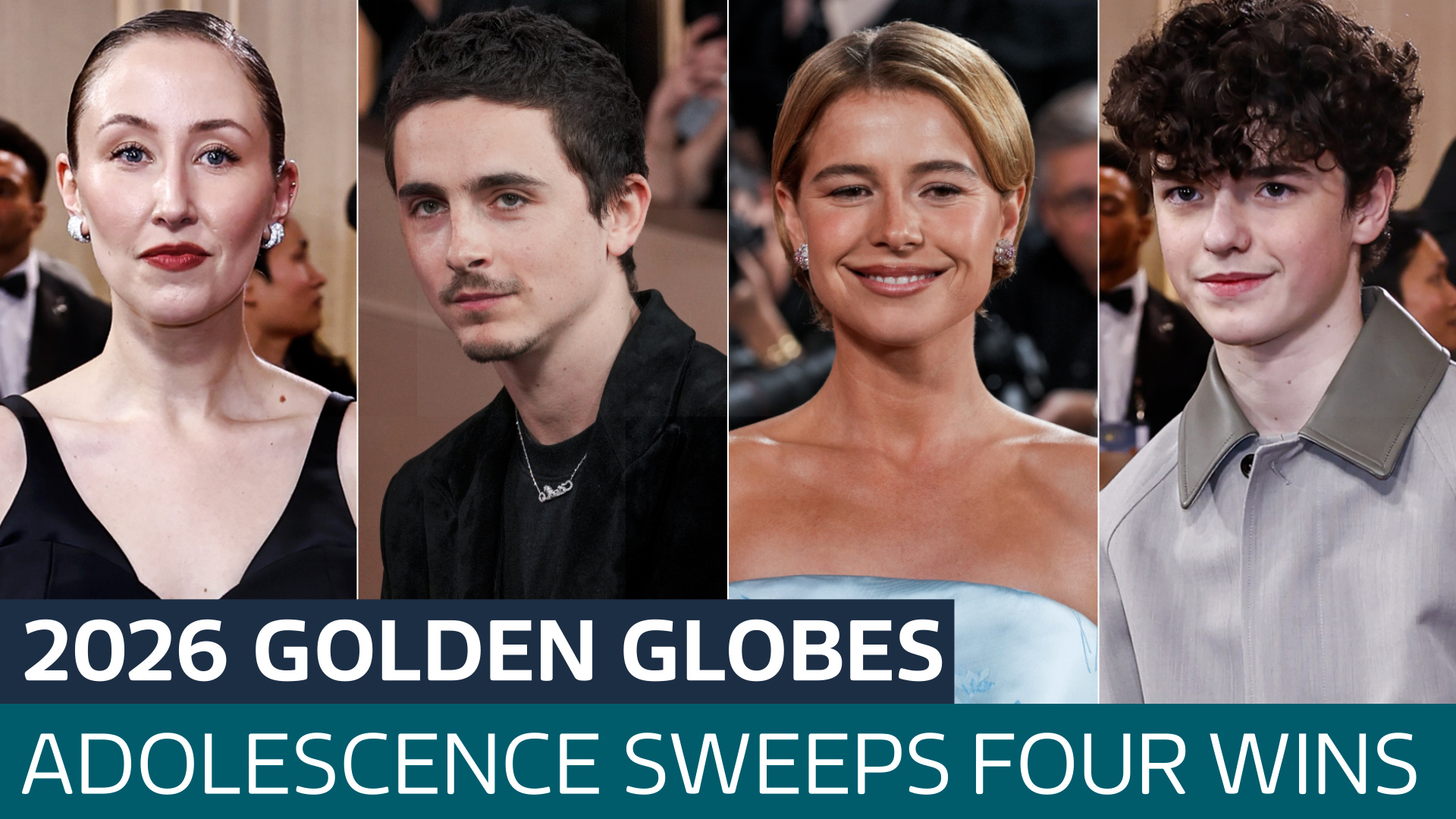British drama shines at the 2026 Golden Globes - Latest From ITV News