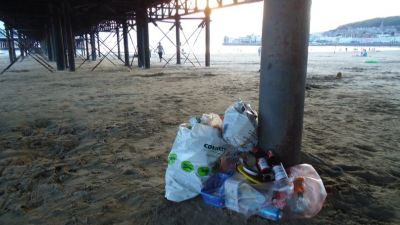 Rubbish in Weston-super-Mare