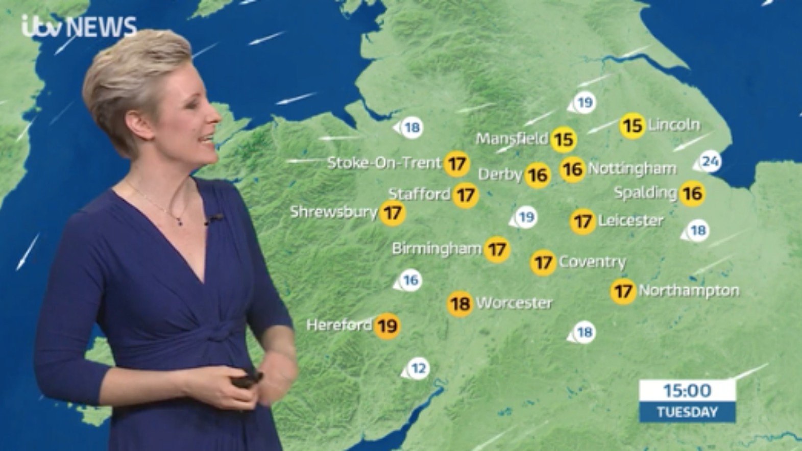 West Midlands Weather Tuesday will be dry but windy with plenty of