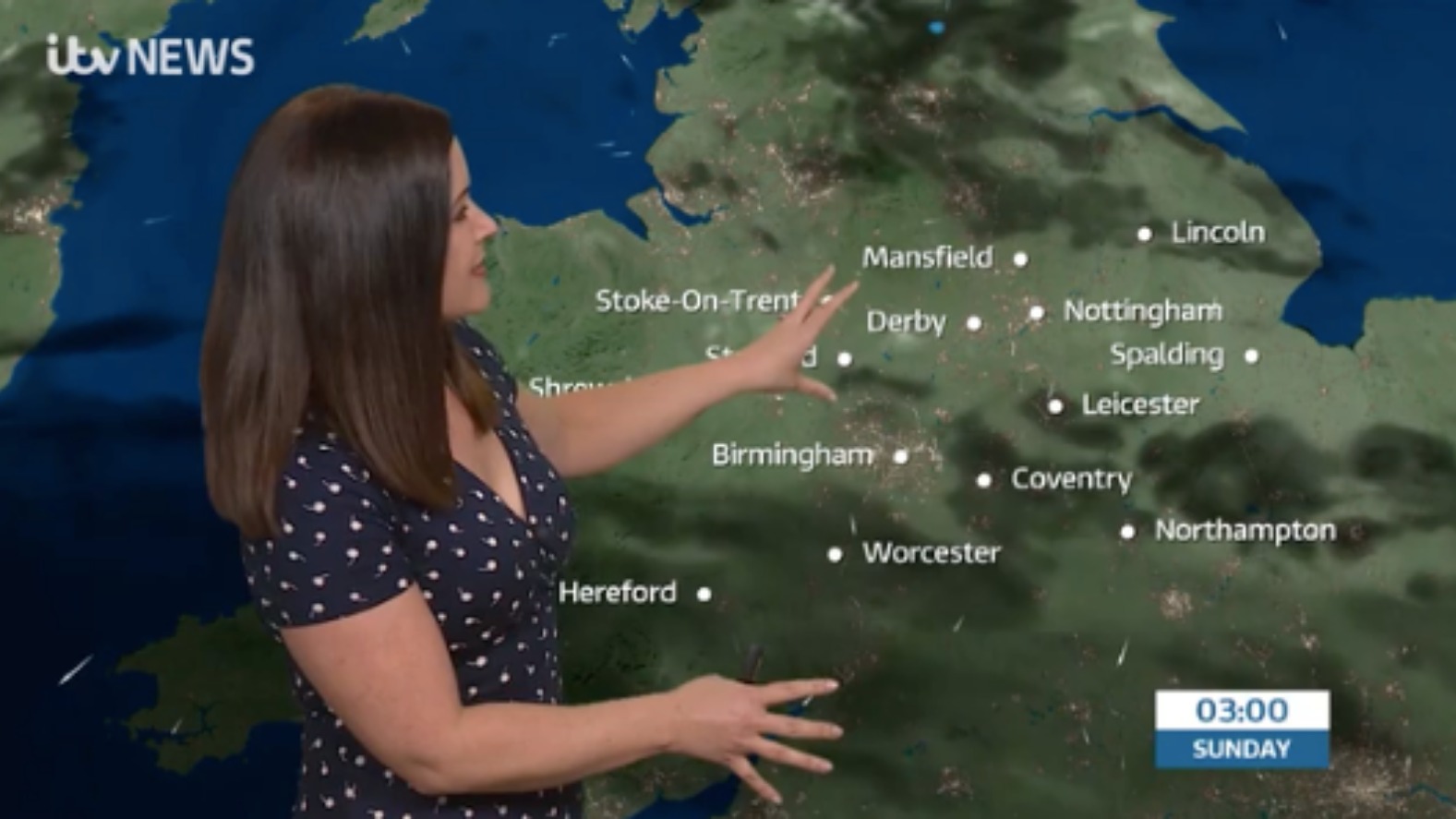 East Midlands Weather Showers easing to leave a dry and locally chilly
