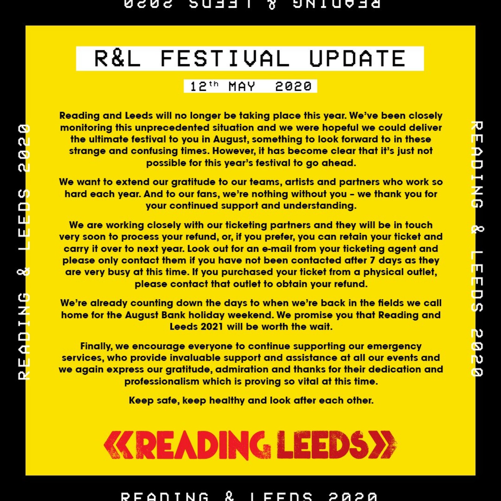 Leeds festival 2020 deals lineup