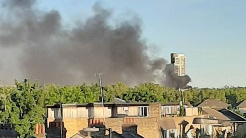 South-east London Tower-block Blaze Brought Under Control | ITV News