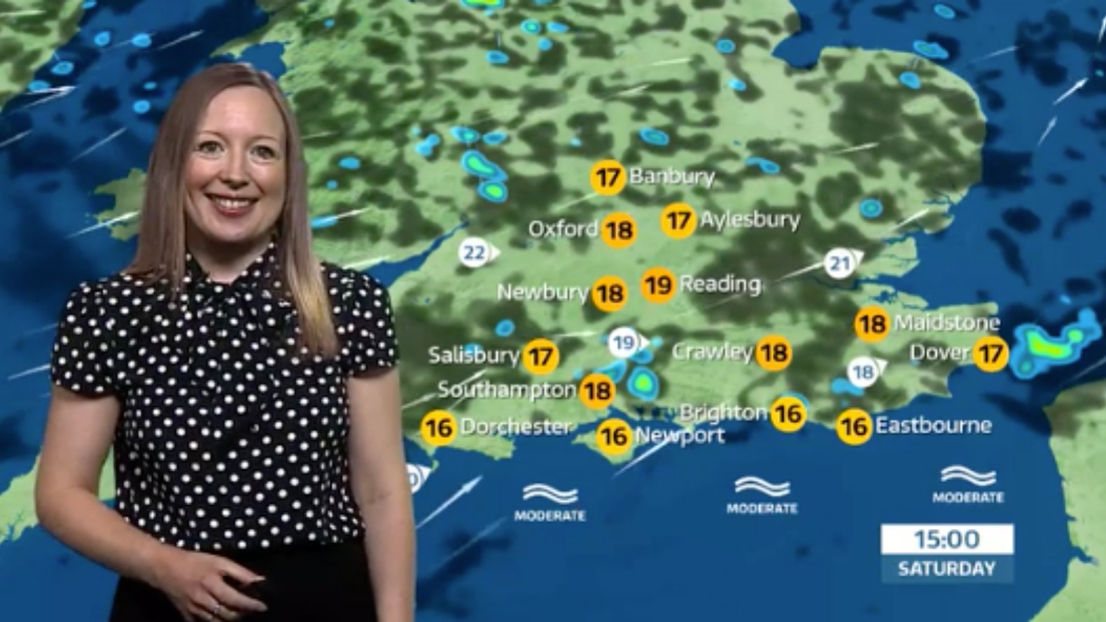 Saturday's weather forecast ITV News Meridian