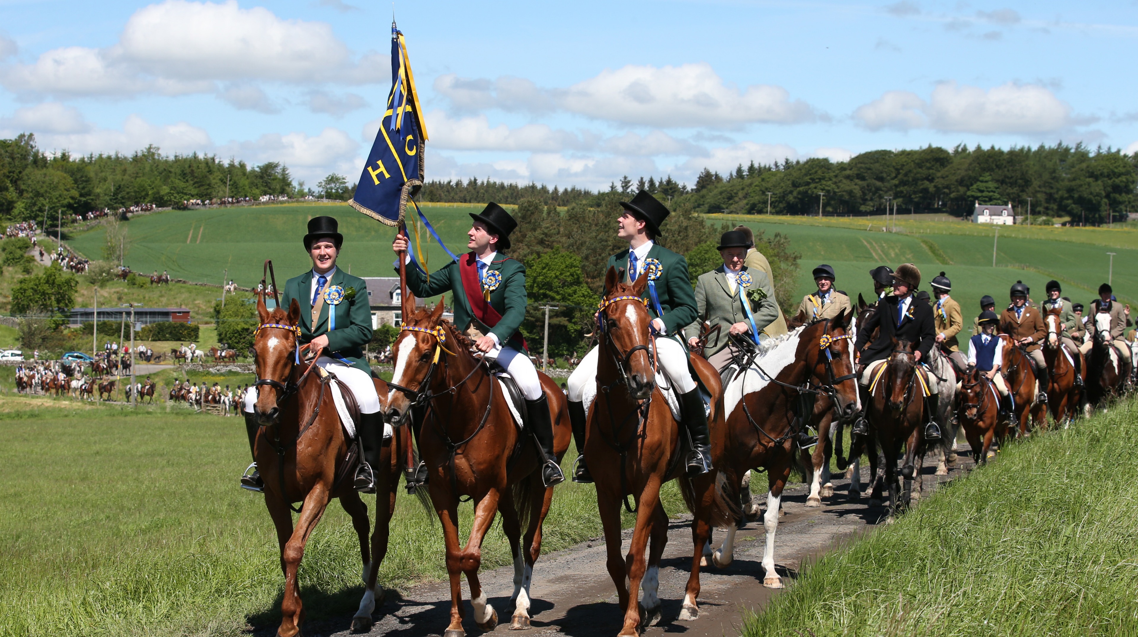 From Saddle To Sofa Historic Hawick Common Riding Goes Online Itv News Border