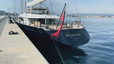 The Bayesian sank off the coat of Sicily on 19 August.
Credit: 'The sinking of a super yacht', ITV