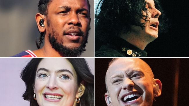 (L-R clockwise) Kendrick Lamar, Jack White, Olly Alexander, Lorde
PA