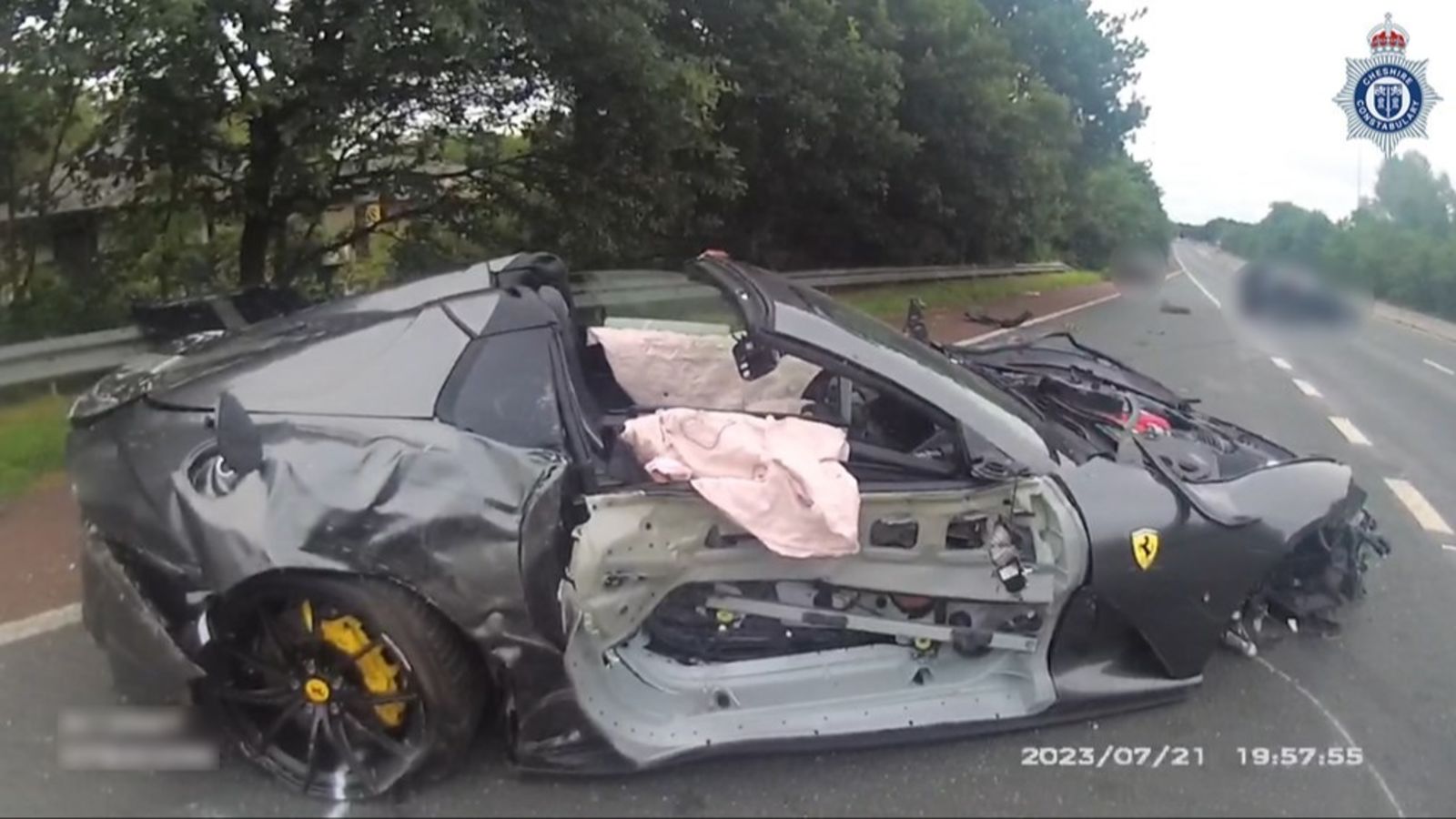 Baby left with life-changing injuries after Ferrari crashes driving ...