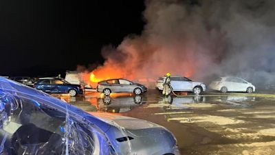 ANGLIA 140324 Salvage yard fire Rochford
Essex Fire