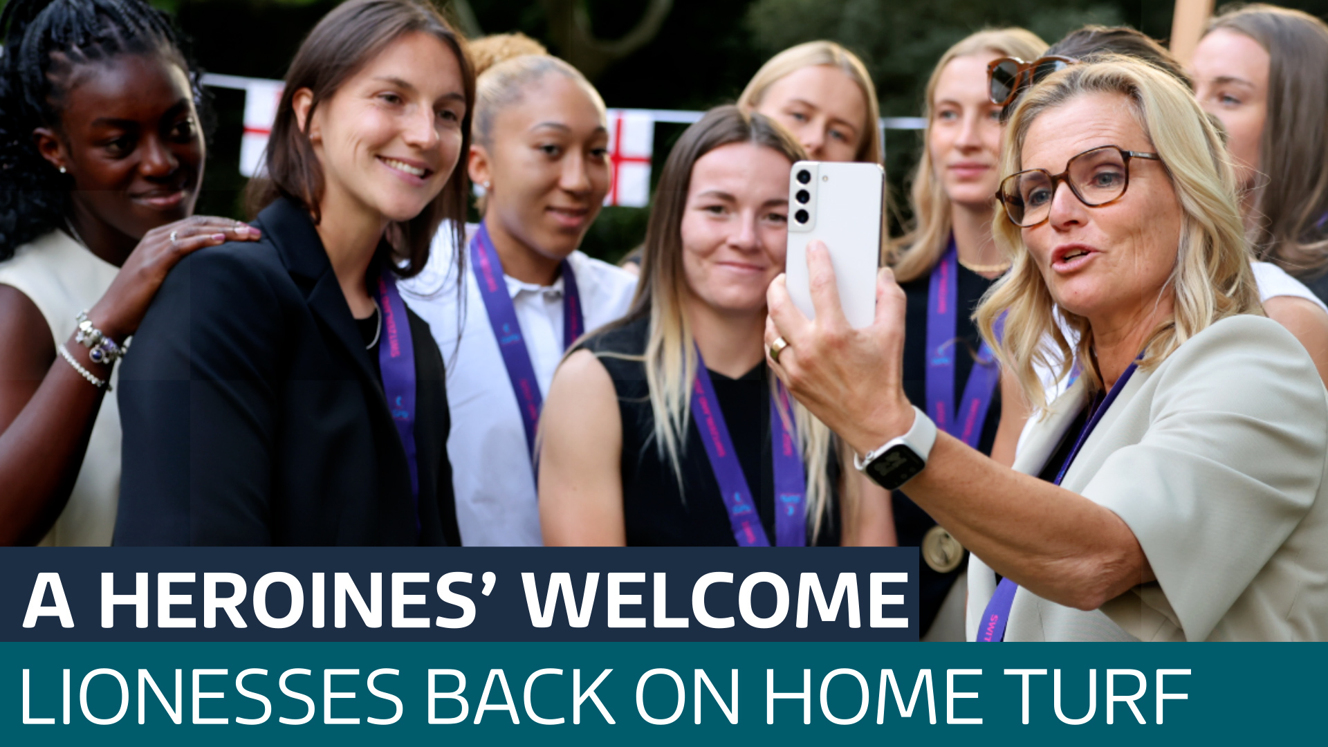 It's coming home: Lionesses arrive home to celebrate historic back-to-back Euros wins - Latest From ITV News
