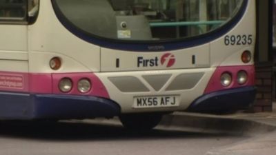 first bus