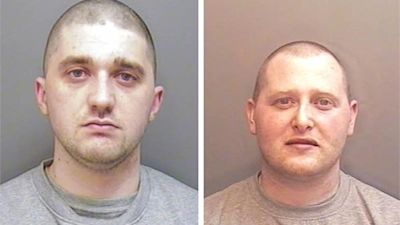 161220 murder sentencing of Aaron Pill. Liam Bastow, 25, and Kane Coggin