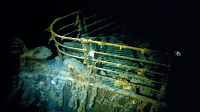 Titanic: 'Haunting' new footage shows moment divers visited wreckage for first time in 1986 | ITV News