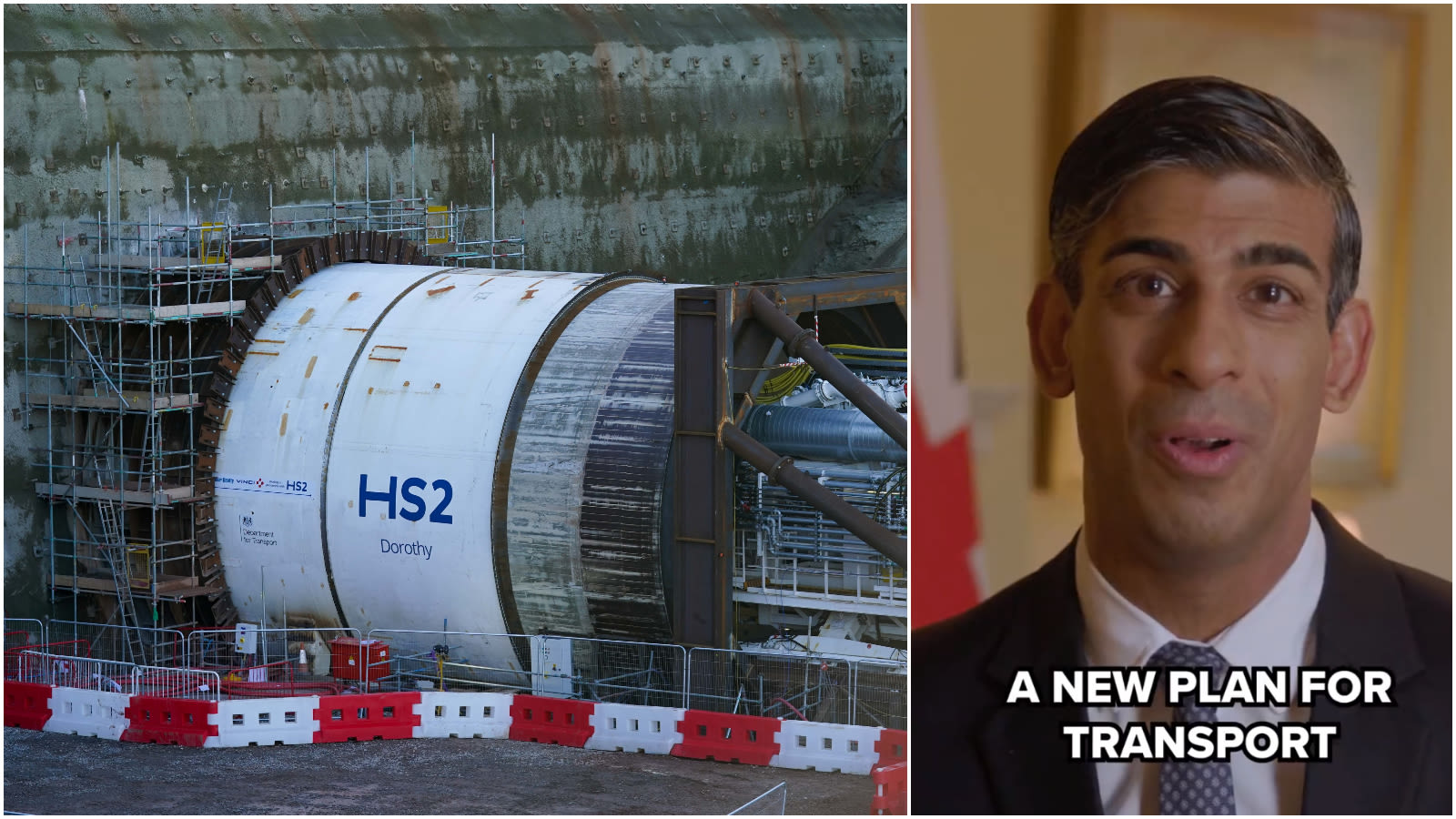 Revealed: PM filmed axing HS2 video days before announcement despite ...