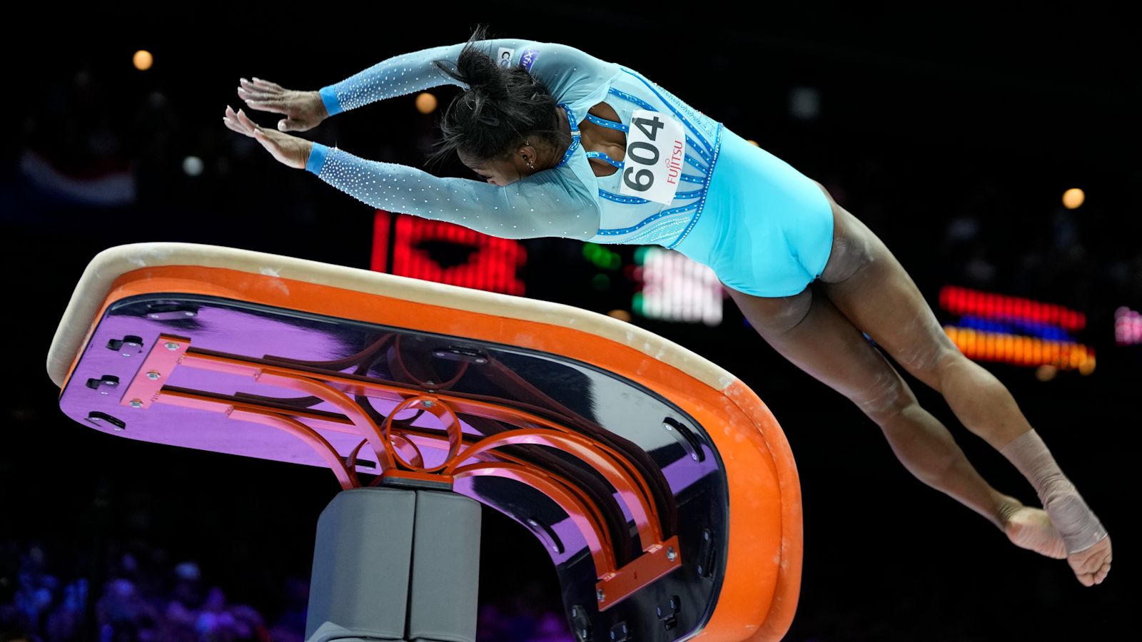 Simone Biles makes history to first female gymnast to land