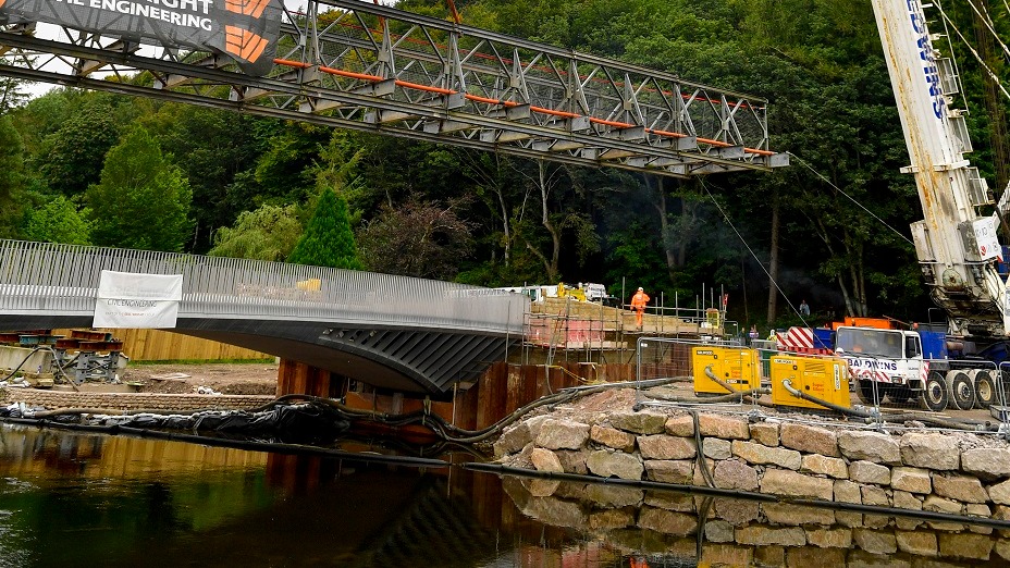 Historic Moment For Pooley Bridge As New Crossing Set To Open To Pedestrians Border Itv News