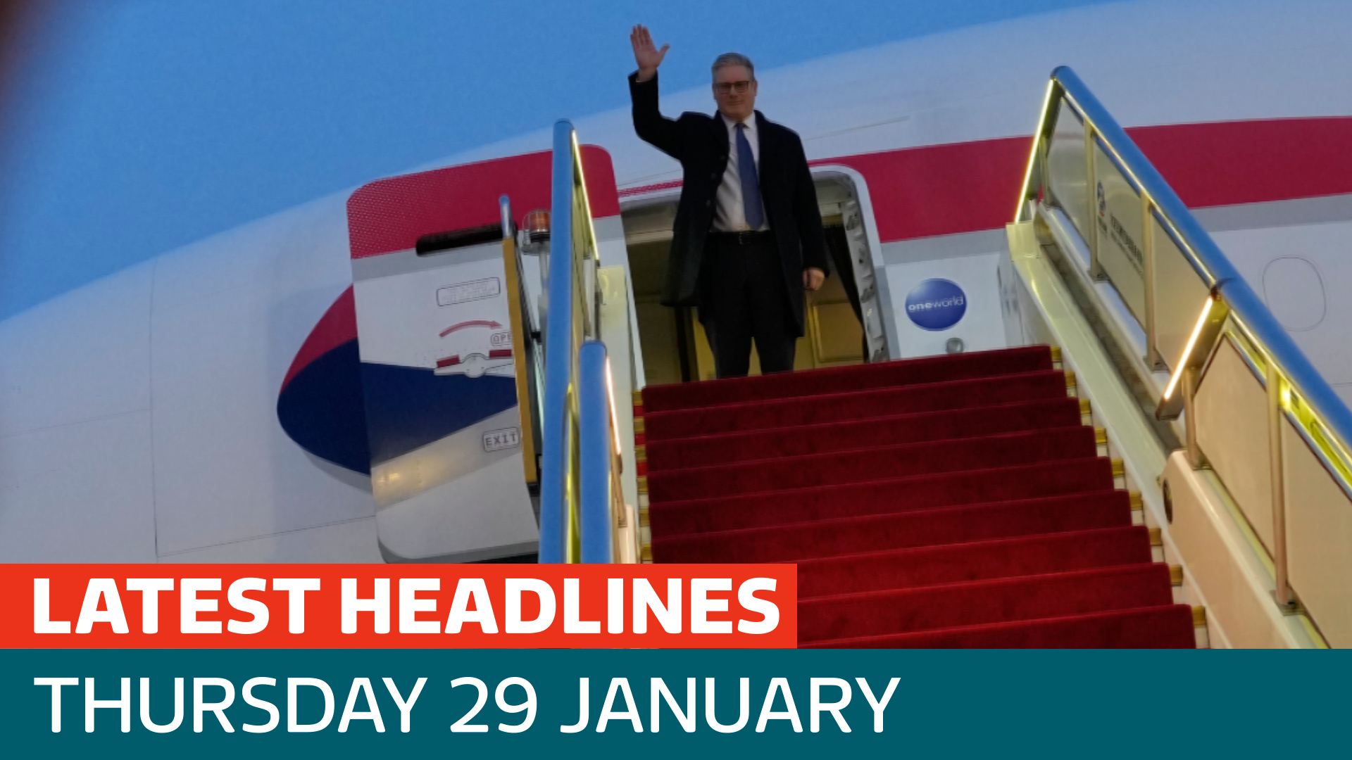 The latest headlines - as Keir Starmer set to meet with Xi Jinping in Beijing - Latest From ITV News