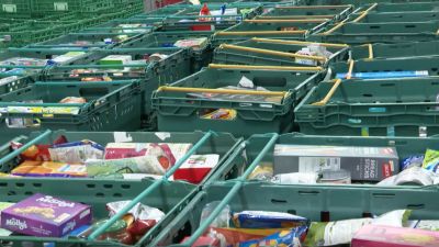 Coventry food bank supplies