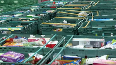 Coventry food bank supplies