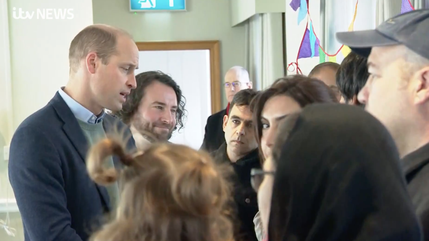 Prince William visits hotel housing Afghan refugees in Leeds ITV News