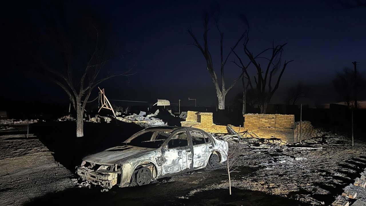 Grandmother dead as Wildfires scorch Texas, leaving a 'moonscape' in their wake