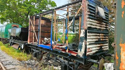 Police appeal for witnesses after suspected arson at Swindon and Cricklade Railway