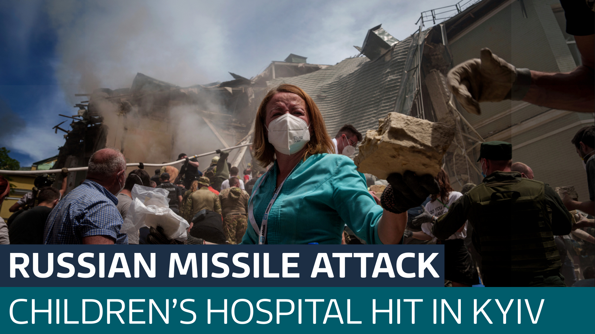 Children's hospital in Kyiv hit by missile in series of Russian attacks ...