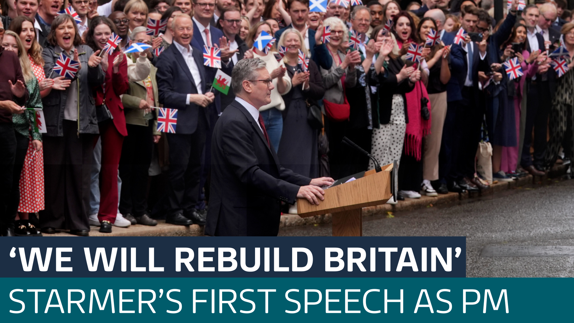 New prime minister Sir Keir Starmer vows to 'rebuild Britain' in his ...