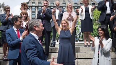 KIm Leadbeater is welcomed to House of Commons