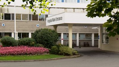 Princess Elizabeth Hospital Entrance - Credit ITV Channel TV