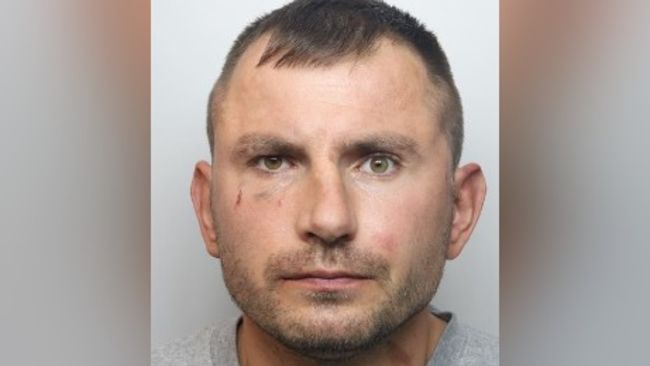 Artus Caunans was jailed for an attack on his partner.
Credit: Northamptonshire Police