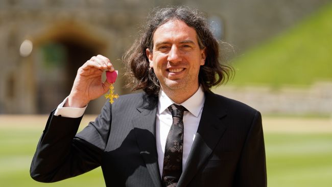 Gary Lightbody with his OBE, following an investiture ceremony at Windsor Castle. Picture date: Wednesday June 8, 2022.
