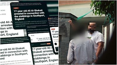 Comp from ITV News investigation into Channel3Now - a website accused of fuelling the Stockport riots with false information - aired 14/08/2024